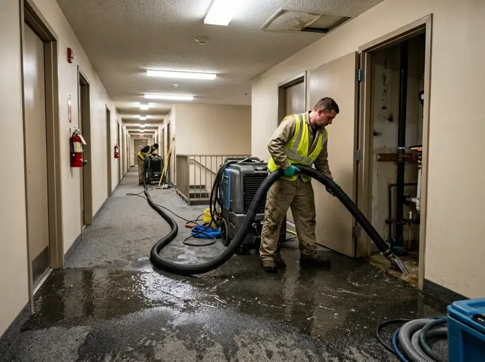 multi-unit-apartment-hallway-f-005 — frequently asked questions, Emergency Burst Pipe Water Extraction & Removal in Whitewat…